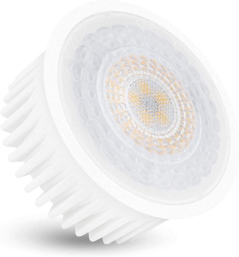 linovum 10 Stück LED Modul 5W warmweiss ultra flach ø50 x 23 mm für Einbauleuchten Spots - Perfekter