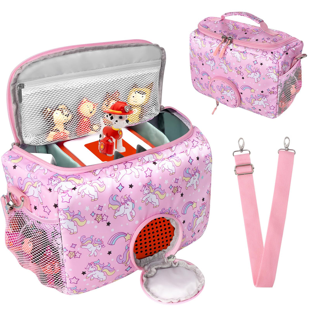 Tragetasche für Toniebox Starter Set, für Tonie-Figuren, Kopfhörer, Ladestation und Zubehör, Aufbewa