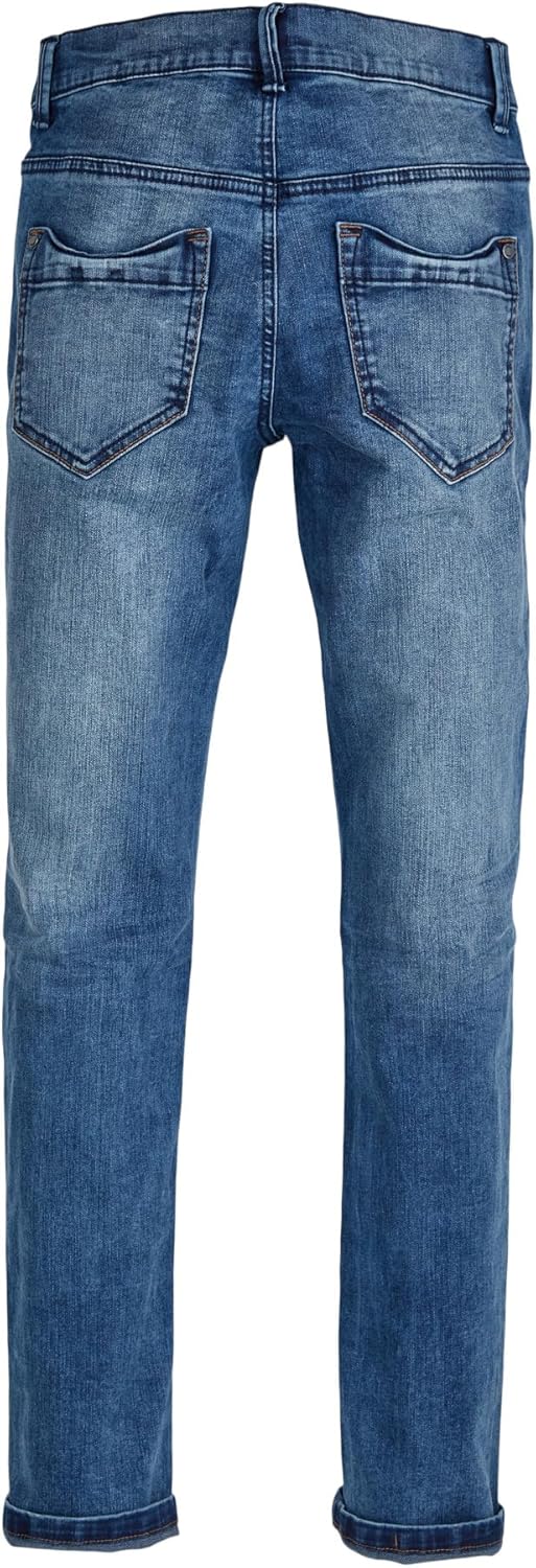 s.Oliver Jungen Slim: Jeans mit Waschung 146 Slim Grau 98z3, 146 Slim Grau 98z3