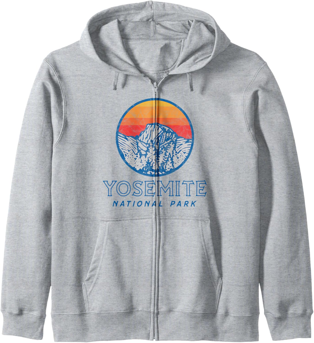 Vintage Yosemite National Park Eighties Graphic Badge Kapuzenjacke