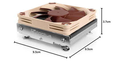 Noctua NH-L9i, Premium Low-Profile CPU Kühler für Intel LGA1200 & LGA115x (Braun)