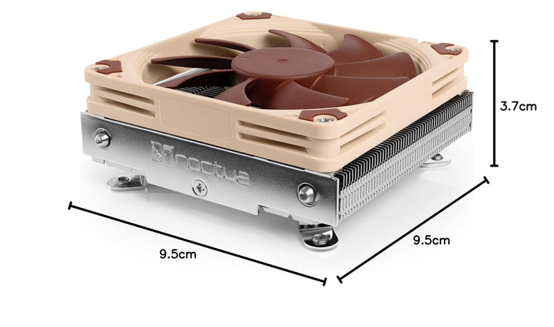 Noctua NH-L9i, Premium Low-Profile CPU Kühler für Intel LGA1200 & LGA115x (Braun)