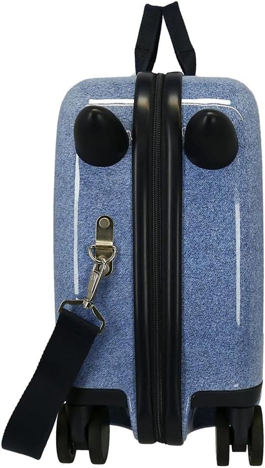 Disney Minnie Make it Rain Bows Kinder Koffer Blau 50 x 38 x 20 cm starres ABS Seitenkombinationssch