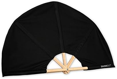 weiss Aufgussfächer, 105 cm Spannweite, Fächer Aufguss