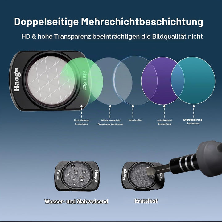 Haoge Pocket 3 Magnetisches 0,75-faches Weitwinkelobjektiv für DJI Osmo Pocket 3 Kameraobjektiv, erw