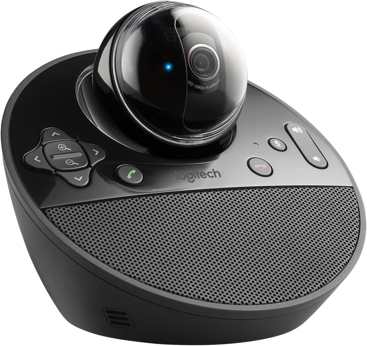 Logitech BCC950 Videokonferenz-Webcam mit Freisprecheinrichtung, HD 1080p, 180°Blickfeld, Breitbanda