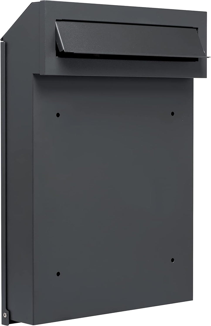 Zaunbriefkasten Torbriefkasten Durchwurf Mauerdurchwurf Briefkasten C4 Entnahme Hinten Doppelstabmat