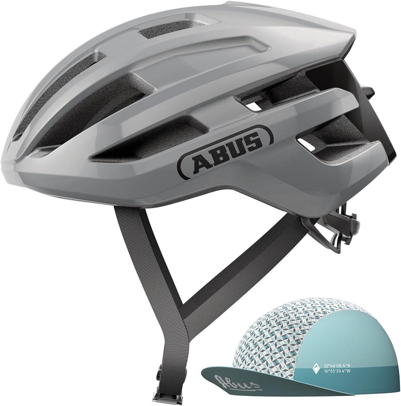 ABUS Rennradhelm PowerDome ACE - mit ABUS Race Cap - leichter Fahrradhelm mit cleverem Belüftungssys