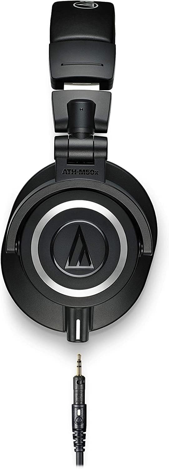 Audio-Technica M50x Professioneller Monitorkopfhörer Schwarz Black Wired, Black Wired
