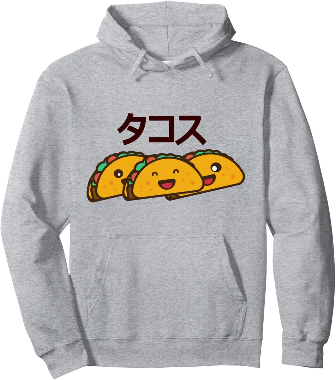 TACOS Katakana Cinco De Mayo Kawaii Taco Dienstag Meme Pullover Hoodie