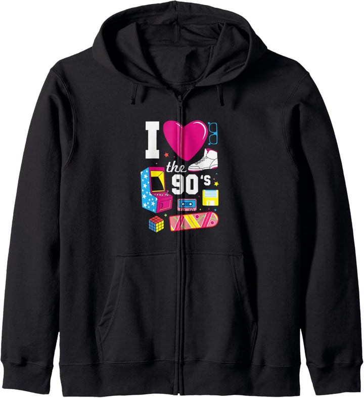 I Love The 90's Halloween Costume Kapuzenjacke