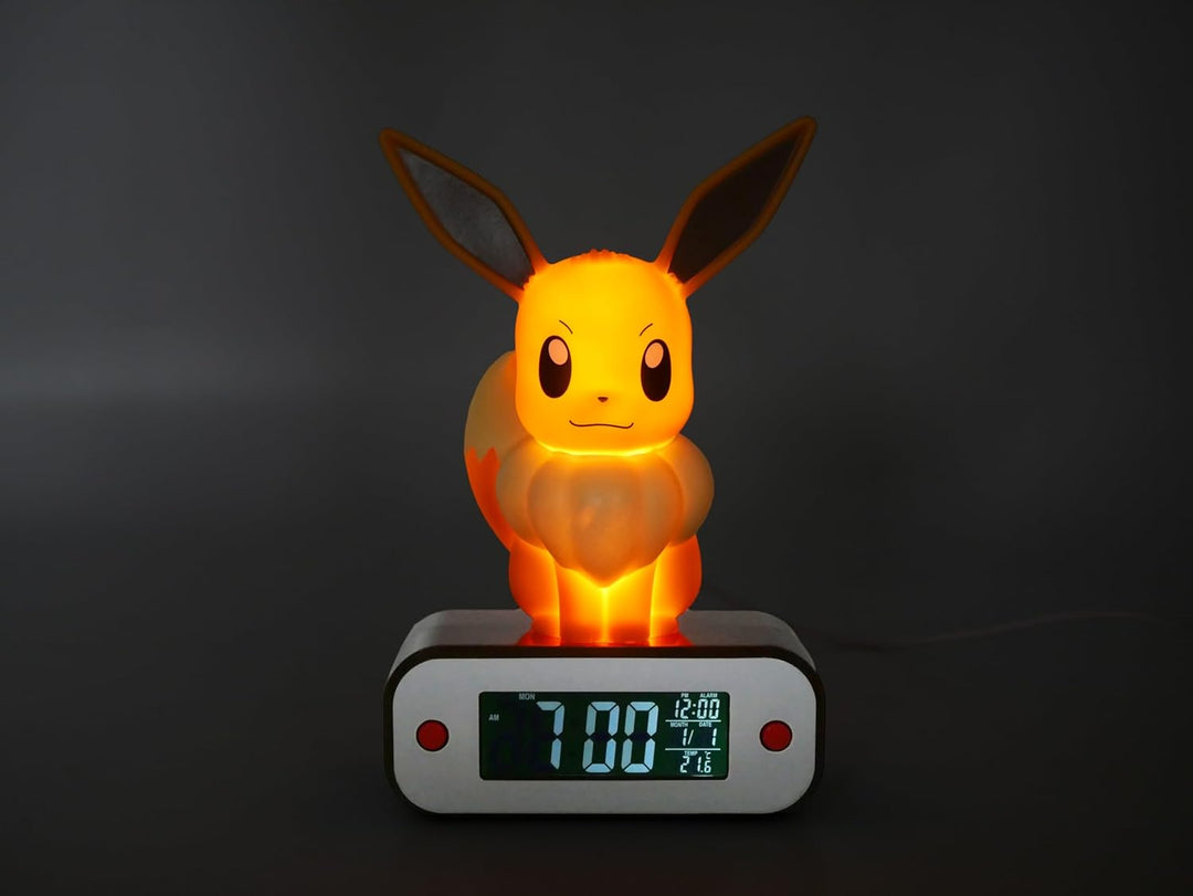 TEKNOFUN 811370 Pokémon Evoli LED Lampe Wecker