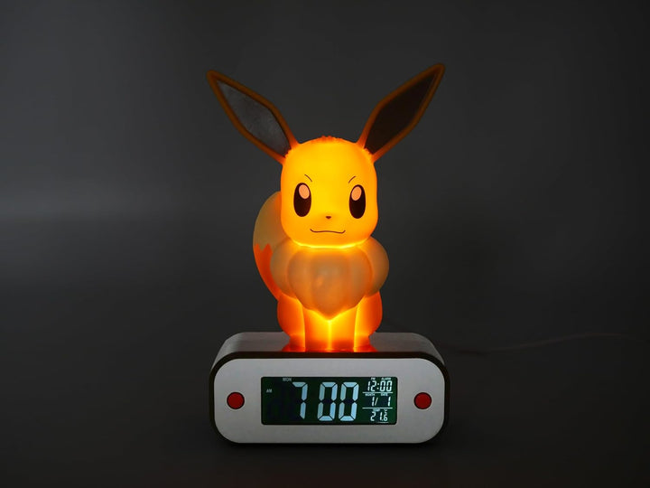 TEKNOFUN 811370 Pokémon Evoli LED Lampe Wecker