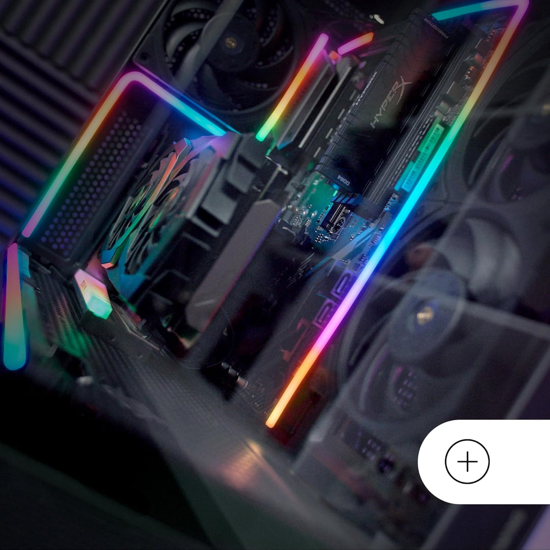 Mars Gaming MLT-ONE, NEON ARGB 550mm LED Strip, 5V 3 Pin Kompatibel mit Hubs und MB ARGB, Flexibler