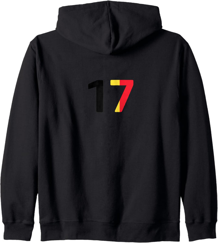 Flagge Belgien Kapuzenjacke