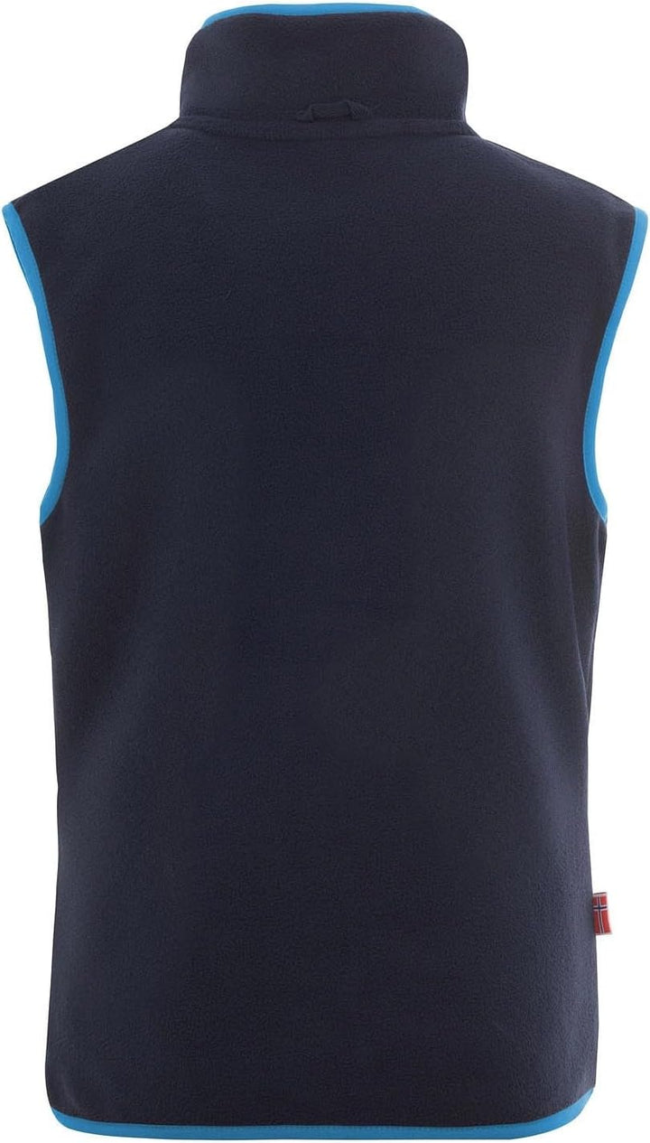 Trollkids Kinder Fleece-Weste Arendal 176 Marineblau / Hellblau, 176 Marineblau / Hellblau