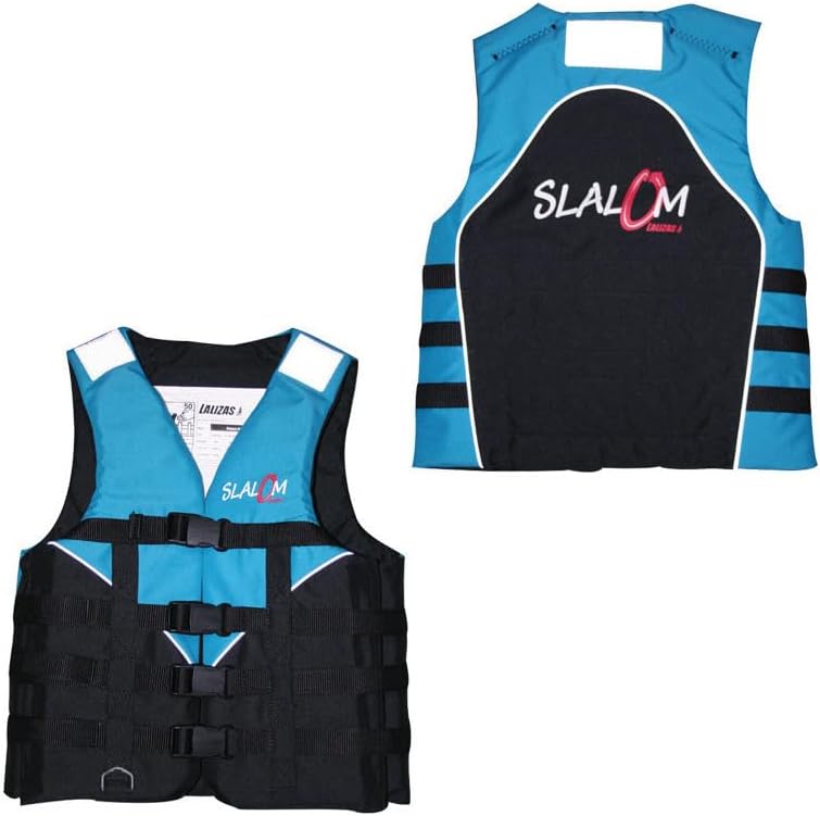 Lalizas Slalom-Auftrieb Hilfe, Unisex Erwachsene, Unisex – Erwachsene, Slalom, Blau/Schwarz 40-70 kg