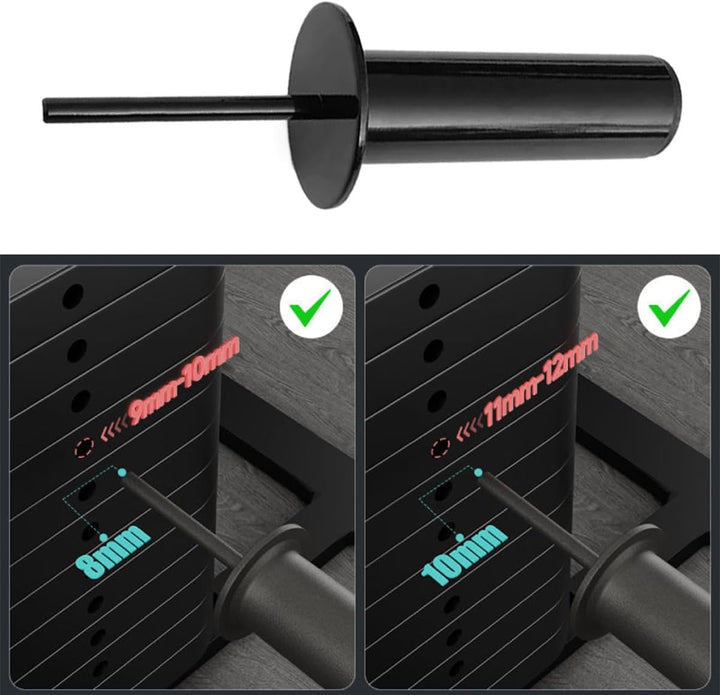 Fitness-Gym-Gewichtsstapel, Ersatz Hinzufügen, 8 Mm/10 Mm Gym-Pin-Extender, Langhantelplatte, Ersatz