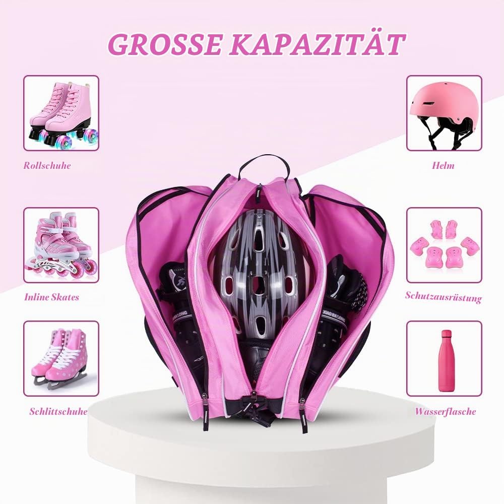 Inliner Tasche, Skischuhtasche Kinder, Rollschuhe Tasche, Tasche für Inliner, Eislauf Inliner Tasche