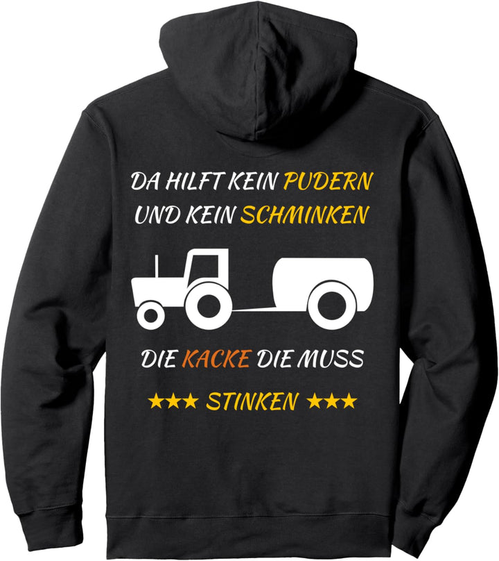 Landwirt Bauer Traktor Trecker Spruch Gülle fahren Pullover Hoodie