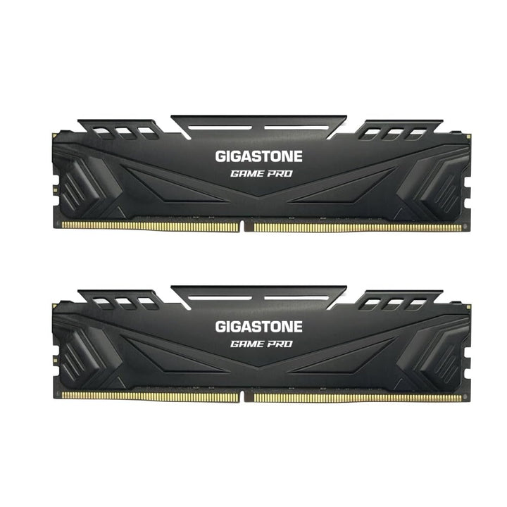 【DDR4 RAM】 GIGASTONE Game PRO 16GB Kit(2x8GB) DDR4 3200MHz PC4-25600 CL16-18-18-40 Intel XMP 2.0 AMD