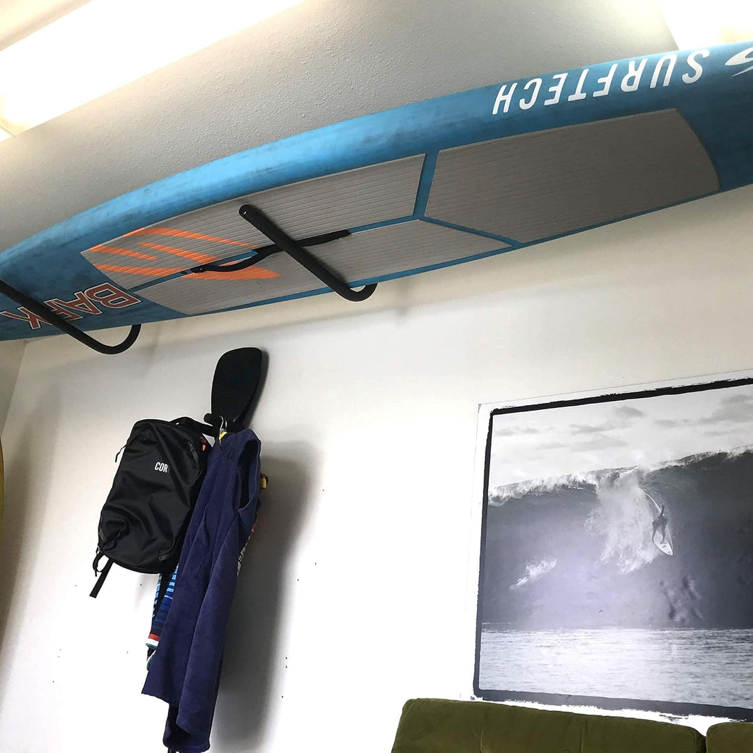 COR Surf Halterung für Stand-Up Paddle Board | Decken- und Wandhalterung für Surfboard und SUP für G