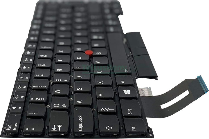 TellusRem ersatztastatur Deutsche Hintergrundbeleuchtung für Lenovo Thinkpad T490s T495s, Deutsche