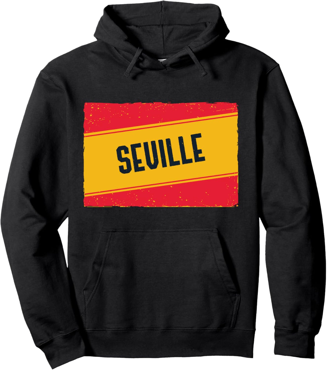 España Spanische Flagge Beunruhigte Spanische Familie Pullover Hoodie