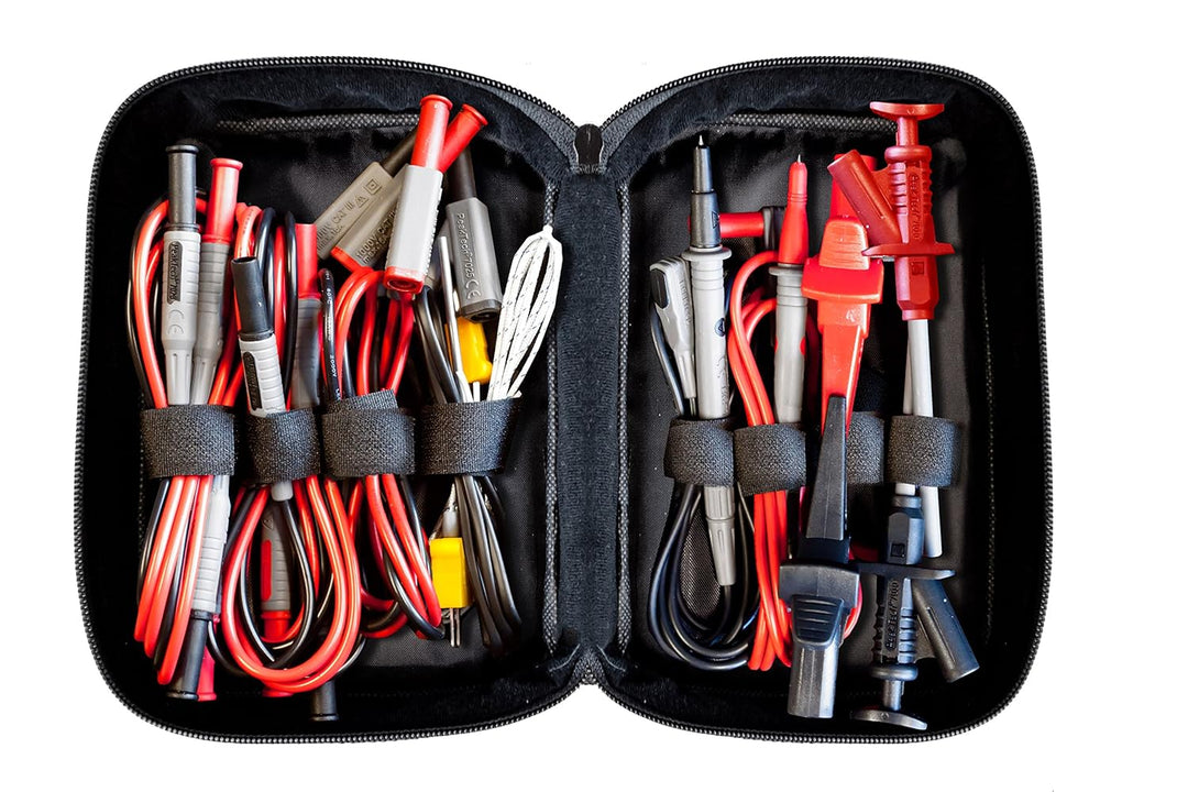 PeakTech 1400 Digital Oszilloskop, 2 Kanal, 5 MHz, 100 MS/s, USB Schnittstelle, PC Software, Schwarz