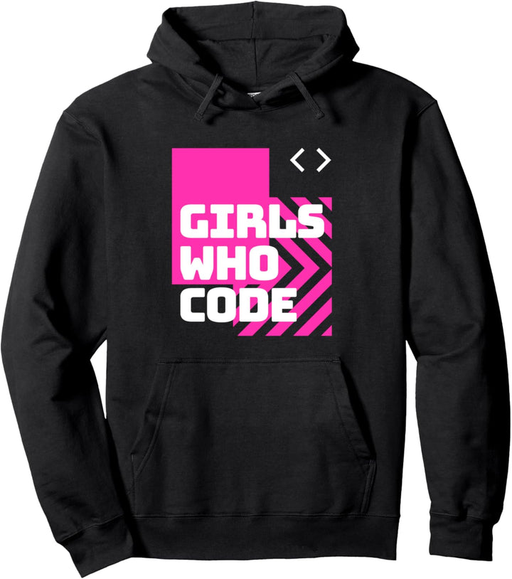 Girl Who Code Code Like A Girl Women Programmer Pullover Hoodie
