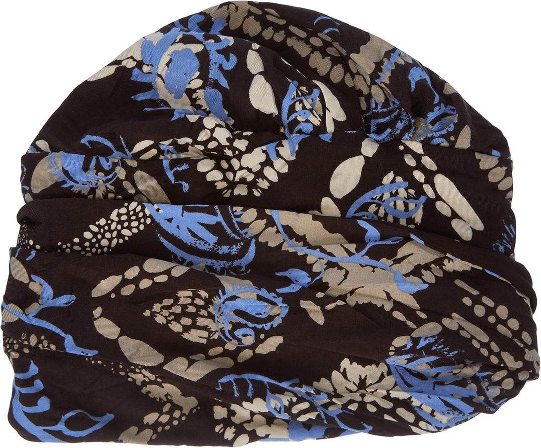Christine Headwear Damen Shakti Turban-Printed Headband Einheitsgrösse Autumn Blues, Einheitsgrösse