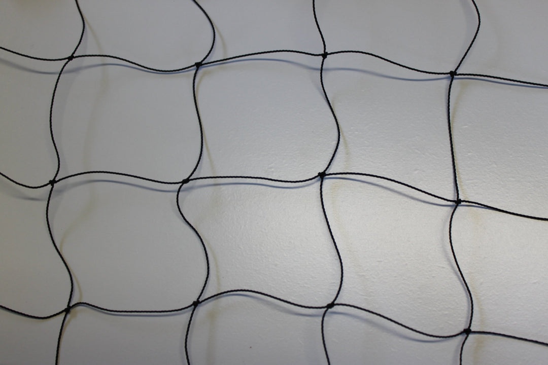 Geflügelzaun Geflügelnetz - schwarz - Masche 8 cm - Stärke: 1,2 mm - Grösse: 0,80 m x 25,04 m