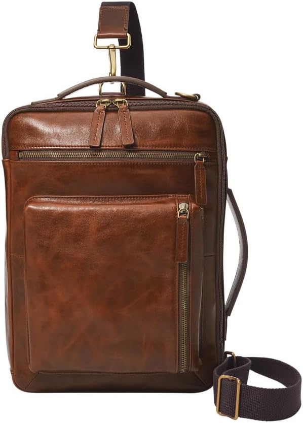 Fossil Tasche für Pendler aus Buckner-Leder für Herren, MBG9598222 – 25,4 cm L x 5,1 cm B x 15,2 cm