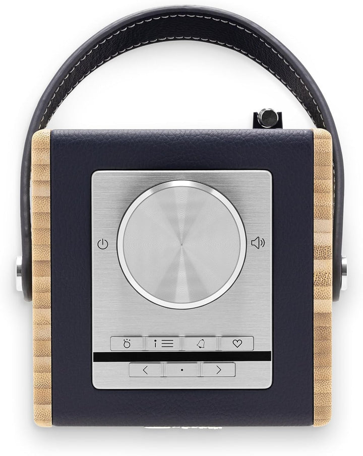 Rambler Midi Retro-Radiowecker, tragbar, Dab+/FM/Bluetooth, Marineblau