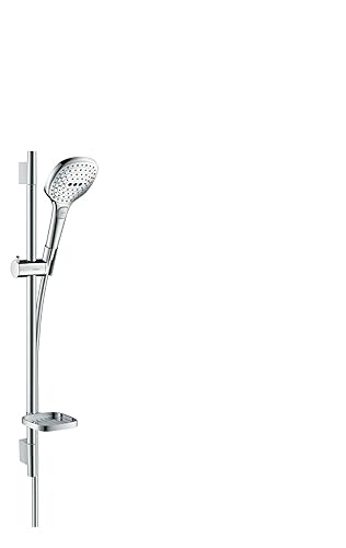 hansgrohe Raindance Select E 120 wassersparendes Duschset 0,65m,3 Strahlarten, Chrom