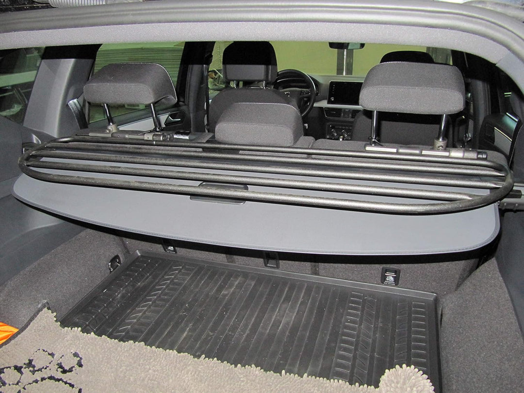 ERGOTECH Trenngitter Hundegitter kompatibel mit Seat Tarraco, RDA65HBG-M kst016, für Hunde und Gepäc