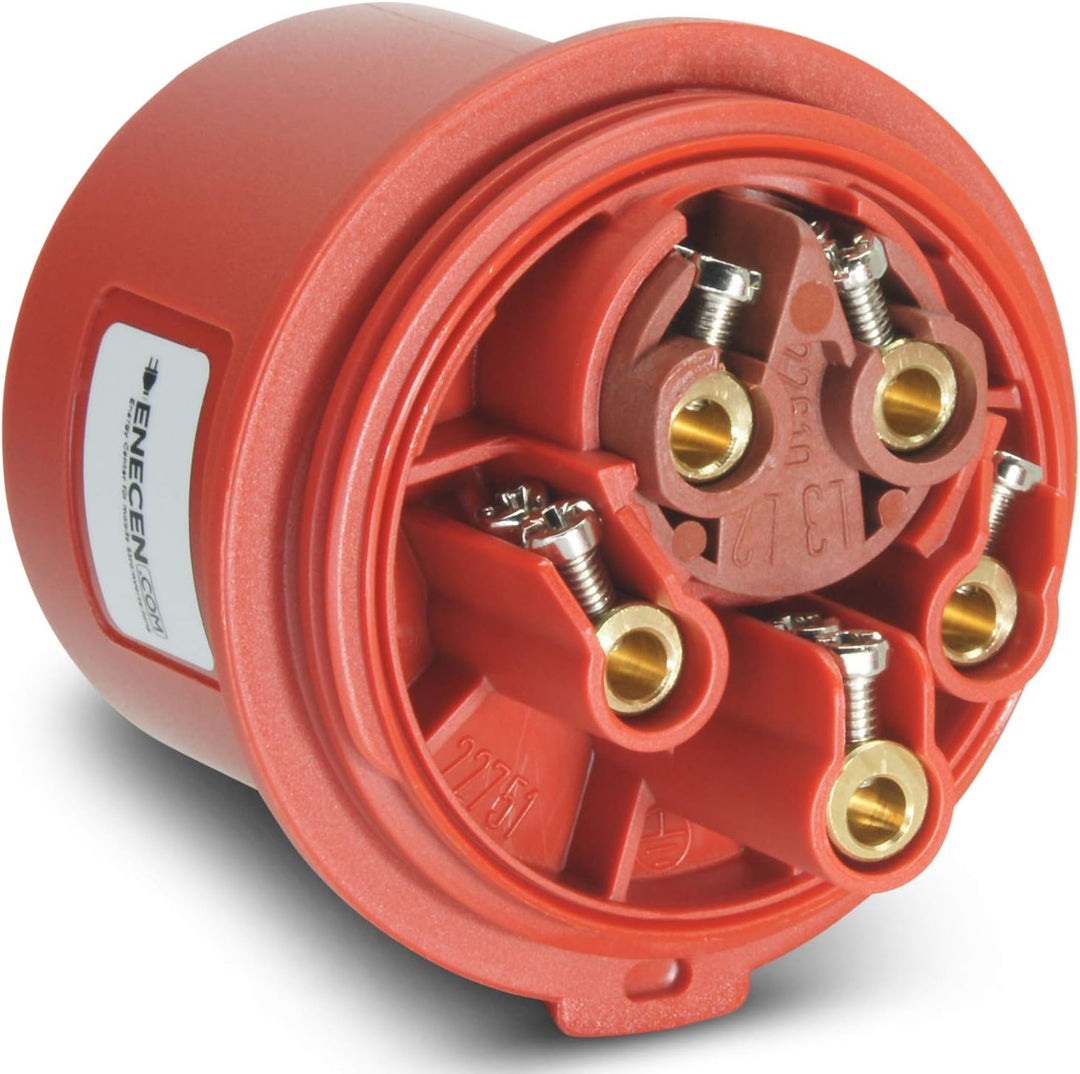 CEE Stecker & Kupplung Set 400V/32A 5p IP44 mit Phasenwender - Mennekes