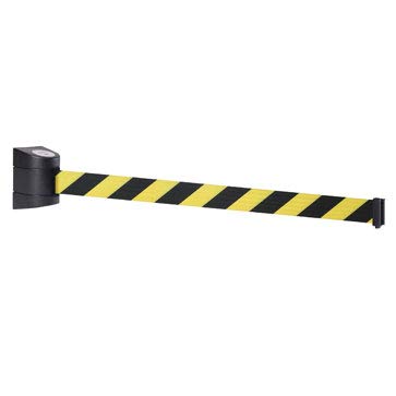 Flexibarrier 10m einziehbare Gürtelbarriere mit ABS-Kunststoff-Wandgehäuse automatische Verriegelung