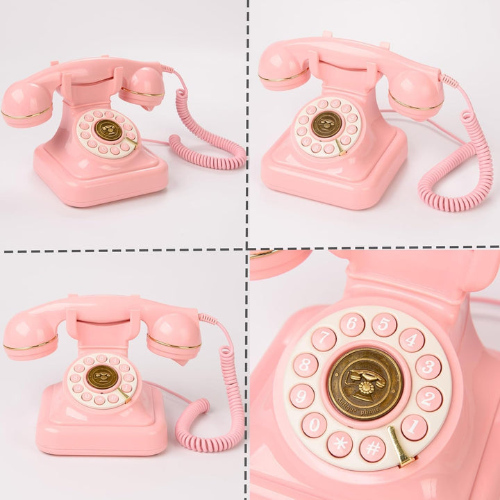 RetroVox Audio Gästebuch – Hochzeits-Telefon-Gästebuch: Einfach zu bedienen und Macht Spass (A Rosa)