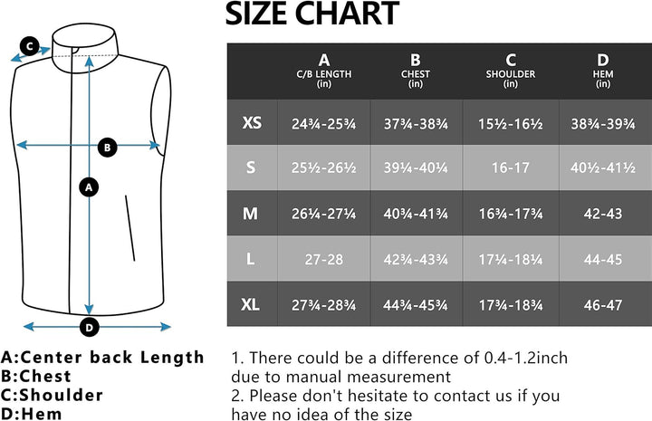 Little Donkey Andy Leichte Puffer Weste Damen Warme Ärmellose Outdoorjacke Wandern Reisen Laufen L