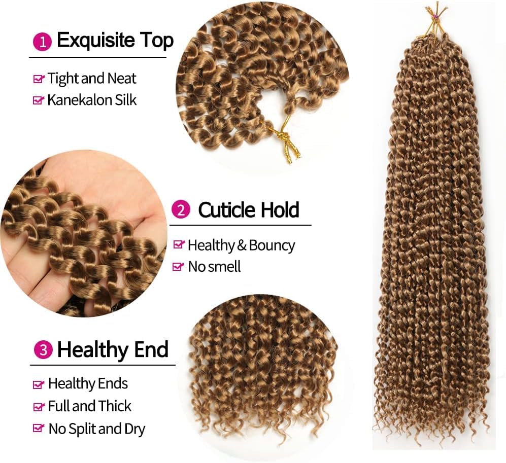 Passion Twist Hair,Passion Twist Crochet Braids Hair, 6 Packs 18 Inch (45.5 cm) Braids/Extensions, F