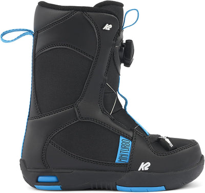 K2 Unisex Jugend Mini Turbo Snowboardboots, Black, EU: 33 (UK: 1 / US: 2 / cm: 20.5)