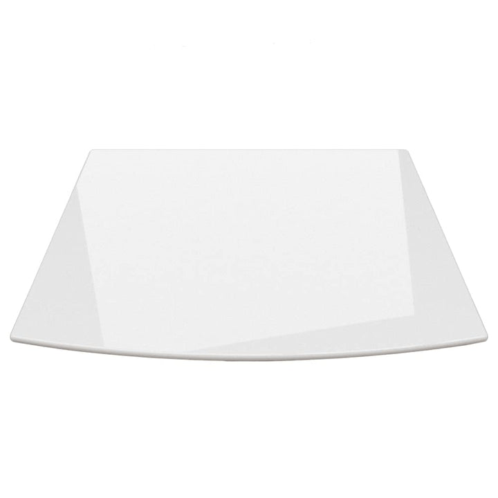 WEIssE Kamin Glasbodenplatte Funkenschutz Kaminplatte Glas Ofen Platte NEU (Mit Dichtung (beidseitig