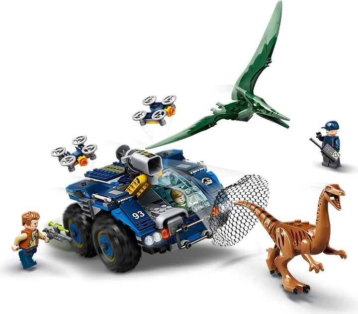 LEGO 75940 Jurassic World Ausbruch von Gallimimus und Pteranodon, Dinosaurier Spielzeug für Kinder a