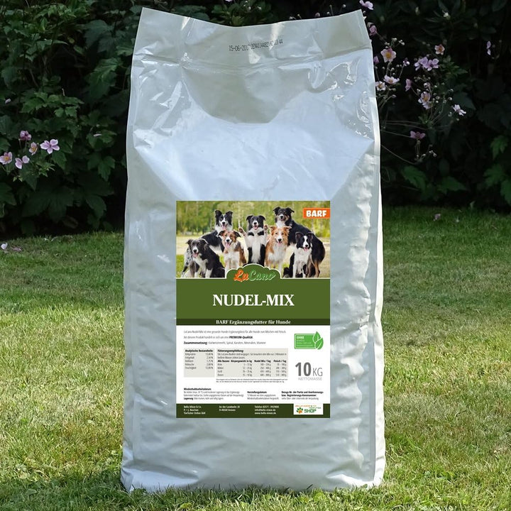 LuCano 10 kg Nudel - Mix | Barf Ergänzungsfutter für Hunde