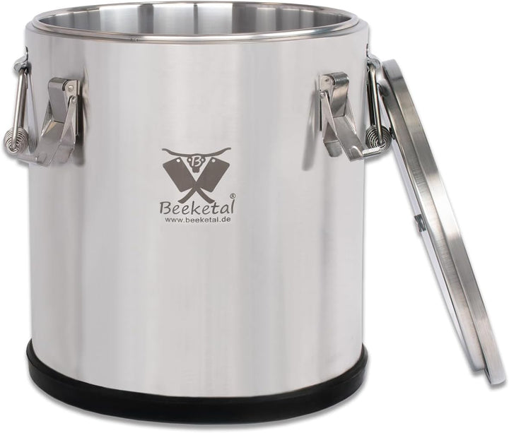Beeketal 'BTB-33P' Edelstahl Thermobehälter mit 33 L Gesamtvolumen (Max. 30 L Füllmenge) | Doppelwan