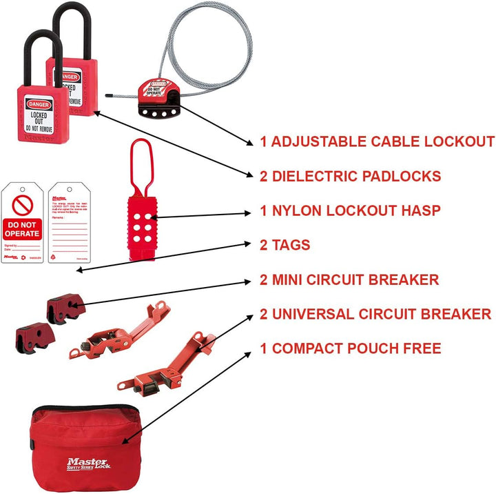 Masterlock smaintkit M/Lock Allgemeine Wartung Lockout/Tag Out-Kit, Allgemeine Wartung