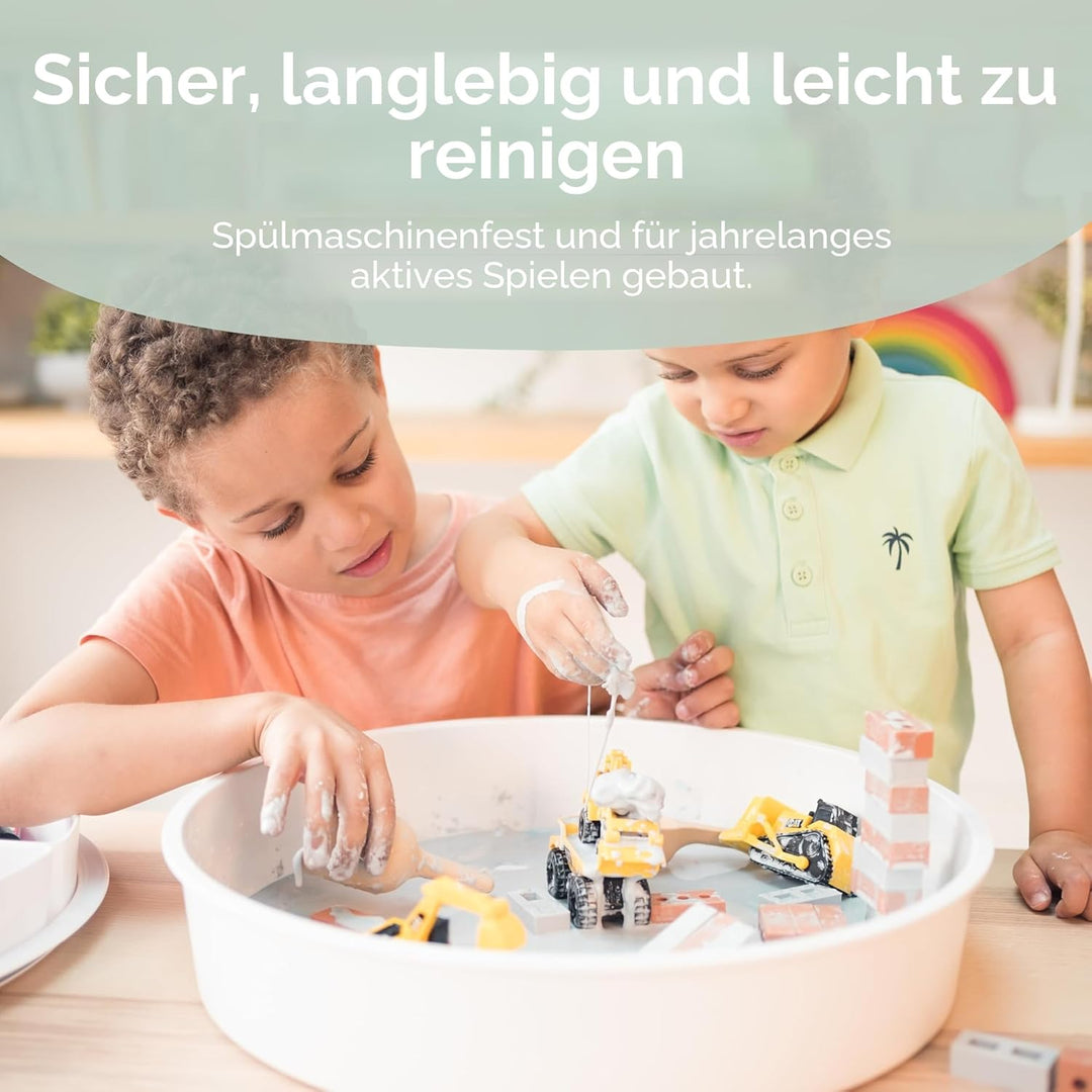 Inspire My Play Explorer Bungle - Sensory Bin mit Deckel und herausnehmbaren Aufbewahrungseinsätzen