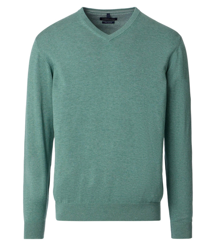 CASAMODA Herren Pullover S 369 - Türkisgrün, S 369 - Türkisgrün