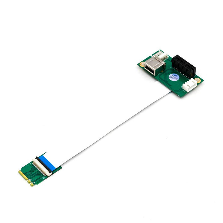 NGFF (M.2) Key A/E auf PCI-E Express X1 + USB Riser Karte mit High Speed FPC-Kabel